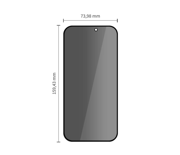 Tech-Protect Szkło Prywatyzujące Glass Spy+ 2-Pack Do Iphone 18 Pro Max - 1586927 - zdjęcie 2